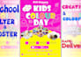 educational activity and school ads design